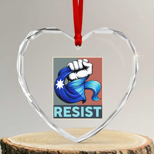 Minnesota Resist Ice Out Heart Crystal Glass Ornament MM Support Gift TS12 Transparent Glass 3'' Heart Print Your Wear