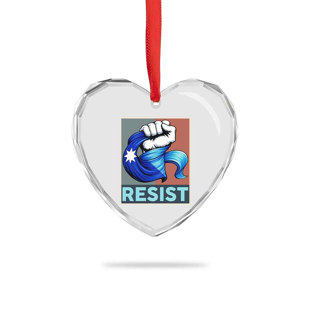 Minnesota Resist Ice Out Heart Crystal Glass Ornament MM Support Gift TS12 Print Your Wear