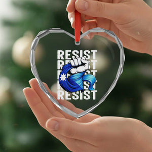 Minnesota Resist Ice Out Heart Crystal Glass Ornament Support MN Anti Ice Movement TS12 Print Your Wear