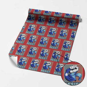 Minnesota Resist Ice Out Wrapping Paper Roll MM Support Gift TS12 Red Print Your Wear