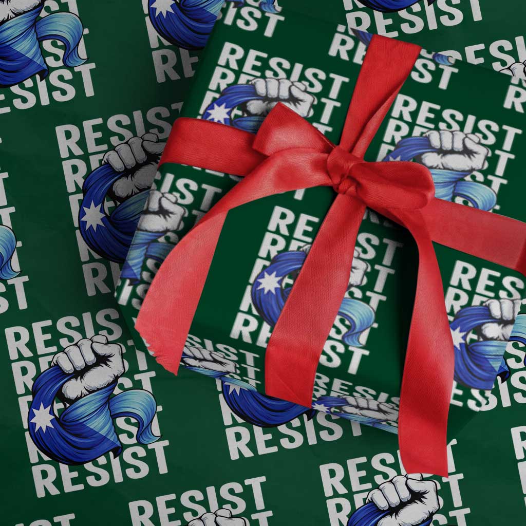 Minnesota Resist Ice Out Wrapping Paper Roll Support MN Anti Ice Movement TS12 Green Print Your Wear