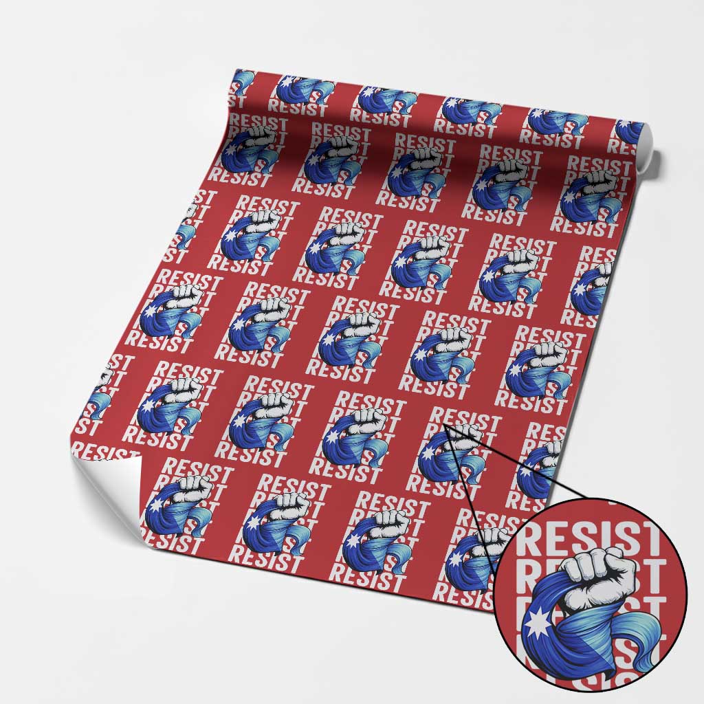 Minnesota Resist Ice Out Wrapping Paper Roll Support MN Anti Ice Movement TS12 Red Print Your Wear