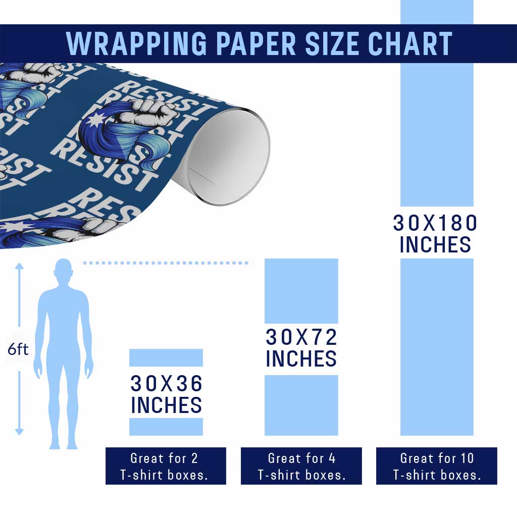 Minnesota Resist Ice Out Wrapping Paper Roll Support MN Anti Ice Movement TS12 Print Your Wear