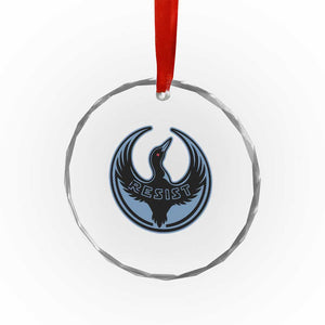 Minnesota Resist Loon Rebellion Emblem Crystal Glass Ornament TS02 Print Your Wear