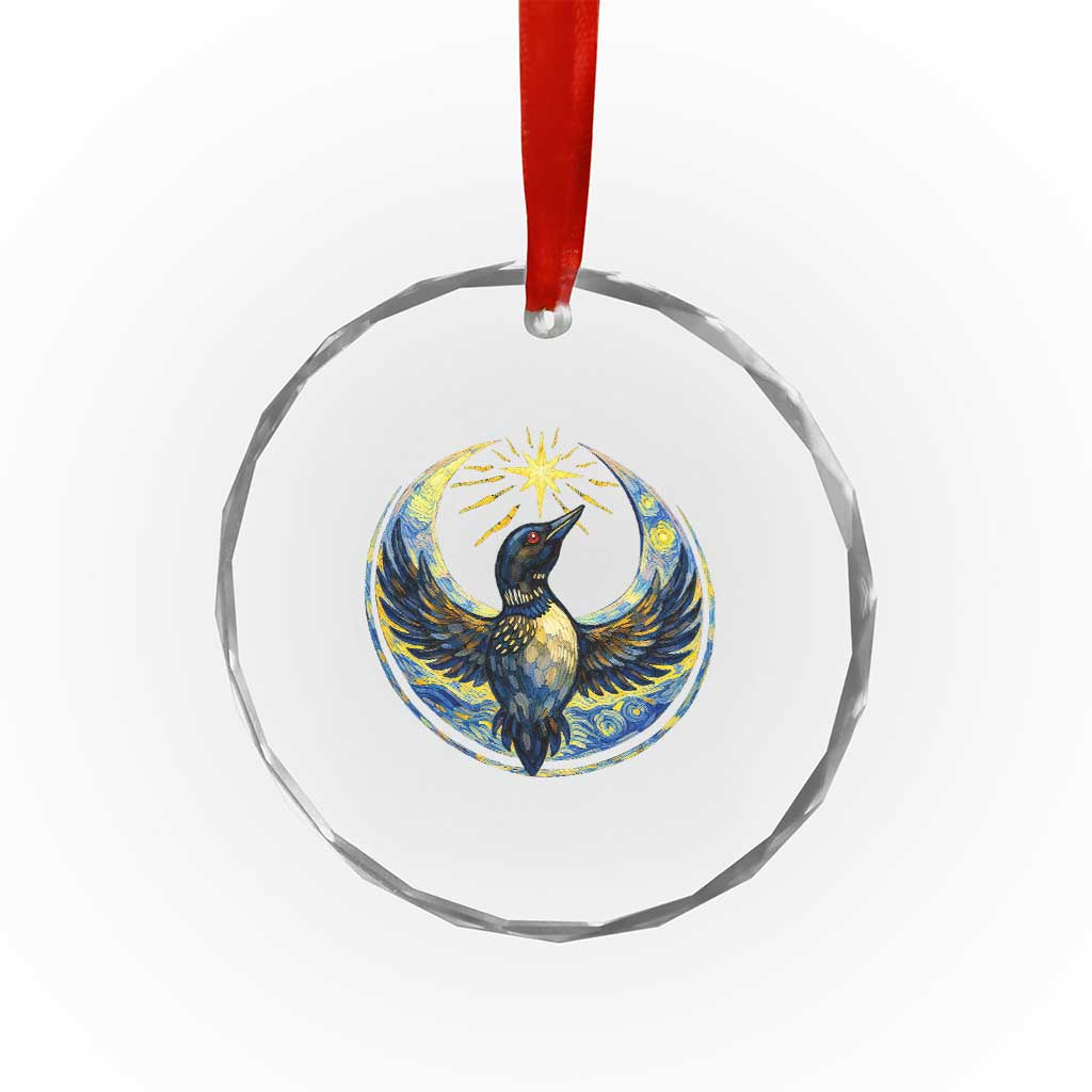 Minnesota Strong Crystal Glass Ornament Minneapolis Loon Starry Night Van Gogh TS14 Print Your Wear