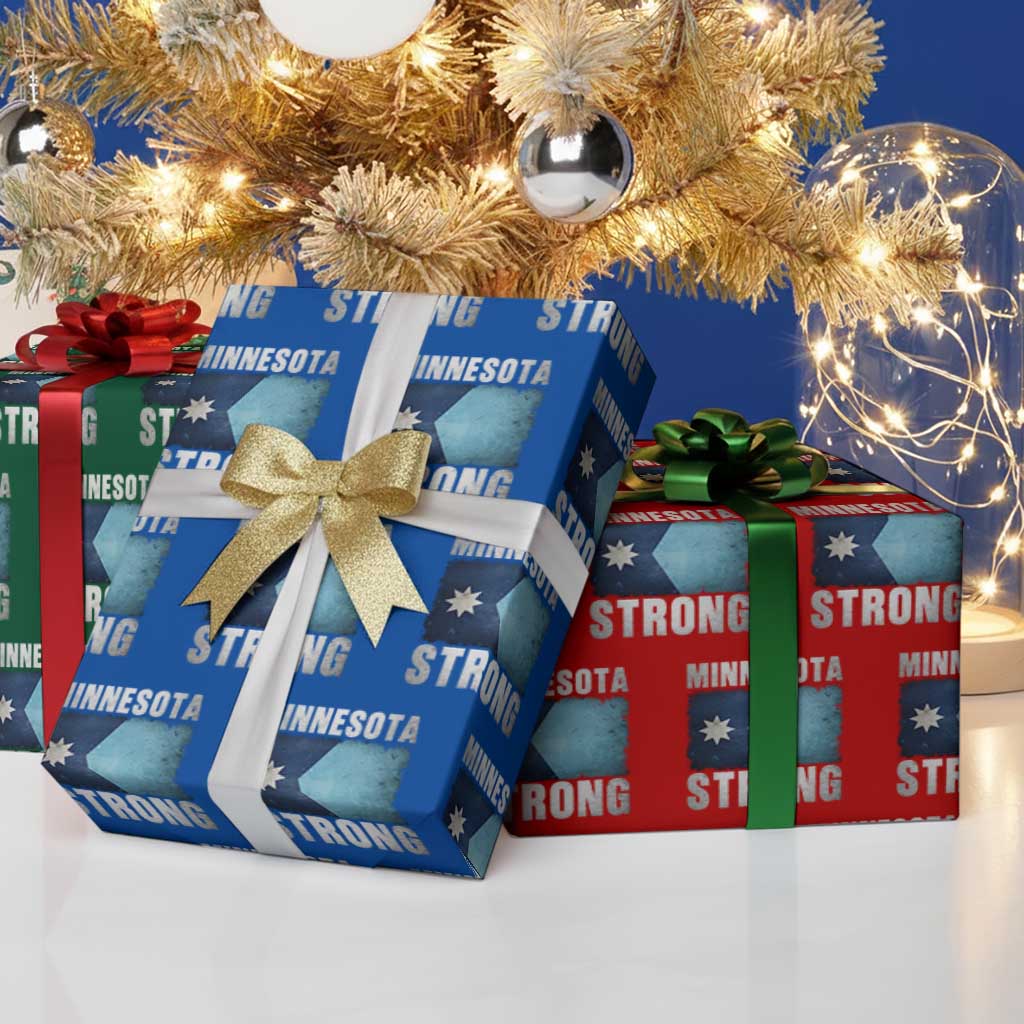 Minnesota Strong Wrapping Paper Roll MN State Pride Community Resistance TS11 Print Your Wear