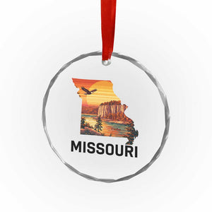 Missouri State Map Nature Travel Crystal Glass Ornament The Show Me State Pride TS12 Print Your Wear