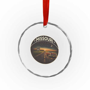 Missouri State Route Highway 66 Crystal Glass Ornament Mother Road Travel Gift TS12 Print Your Wear