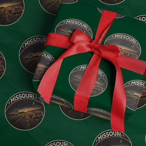 Missouri State Route Highway 66 Wrapping Paper Roll Mother Road Travel Gift TS12 Green Print Your Wear