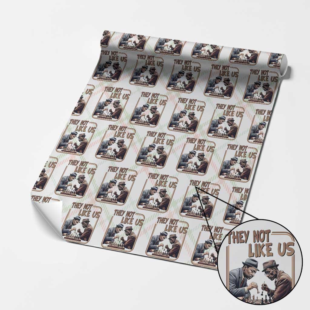 MLK And Malcolm X Wrapping Paper Roll They Not Like Us Revolutionary Leaders TS12 Christmas Plaid Print Your Wear