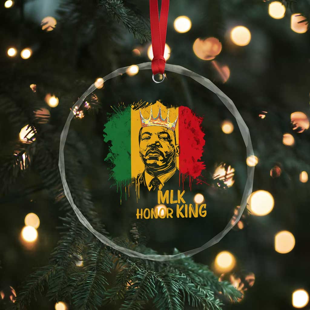 MLK Crystal Glass Ornament Honor King Civil Rights Leader Black History Month TS10 Print Your Wear