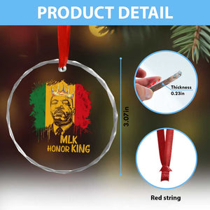 MLK Crystal Glass Ornament Honor King Civil Rights Leader Black History Month TS10 Print Your Wear