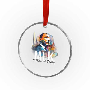 MLK I Have A Dream Crystal Glass Ornament Martin Luther King Portrait Black History Month TS11 Print Your Wear