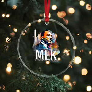 MLK I Have A Dream Crystal Glass Ornament Martin Luther King Portrait Black History Month TS11 Print Your Wear