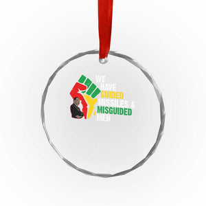 MLK Quotes We Have Guided Missiles And Misguided Men Crystal Glass Ornament Dr Martin Luther King Jr TS11 Print Your Wear