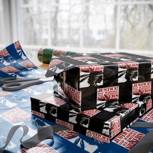 MMIW Awareness Wrapping Paper Roll Justice Stop Murdering Our Indigenous Sisters TS10 Black Print Your Wear