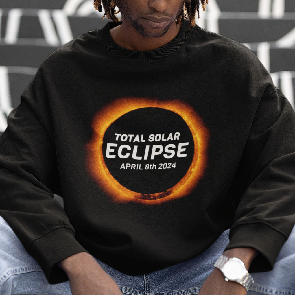 Total Solar Eclipse Sweatshirt America Totality April 8th 2024 TS02 Printyourwear