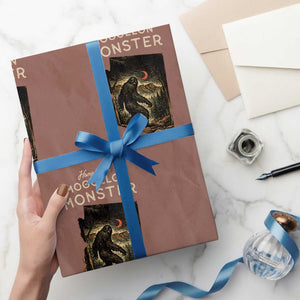 Mogollon Monster Arizona Wrapping Paper Roll Home Of The Cryptid Lover TS12 Mocha Print Your Wear