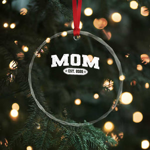 Mom Est 2026 Crystal Glass Ornament Promoted To Mama Baby Announcement Mothers Day TS10 Print Your Wear