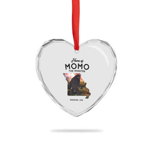 Momo The Monster Folklore Heart Crystal Glass Ornament Louisiana Missouri Cryptid Lover Gift TS12 Print Your Wear