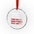 Monday Tuesday Thursday Practice Qualifying Race Day Crystal Glass Ornament TS10 Transparent Glass 3'' Circle Print Your Wear