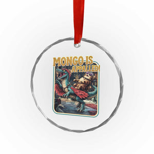Mongo is Appalled Crystal Glass Ornament Vintage Princess Cat Riding Dinosaur Sci-Fi Book Lover TS14 Print Your Wear