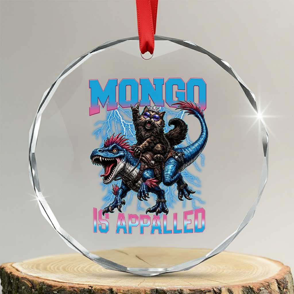 Mongo Is Appalled Princess Cat Quote Crystal Glass Ornament Geeky Fantasy Book Lover TS12 Transparent Glass 3'' Circle Print Your Wear