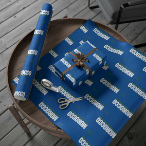 Morocco Green Star Flag Patriotic Moroccan Pride Wrapping Paper Roll TS11 Blue Print Your Wear