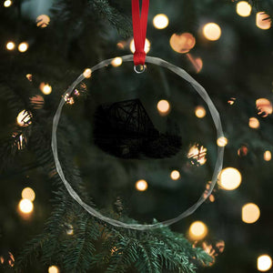 Mother Road Adventure Graphic Crystal Glass Ornament Vintage Route Highway 66 Bridge TS12 Print Your Wear