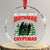 Mothman Christmas Crystal Glass Ornament We Wish You A Mothman Cryptmas Cryptid Cryptidcore TS02 Transparent Glass 3'' Circle Print Your Wear
