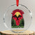 Mothman Crystal Glass Ornament Believes In You Cryptid Cryptozoology - Print Your Wear
