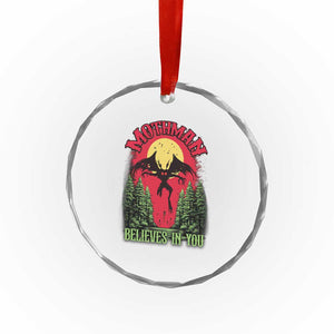 Mothman Crystal Glass Ornament Believes In You Cryptid Cryptozoology TS02 Print Your Wear