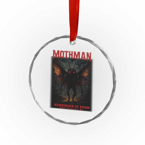 Mothman Crystal Glass Ornament Horror Harbinger of Doom Urban Myth Cryptid Creature TS10 Print Your Wear