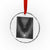Mothman Crystal Glass Ornament Horror Poster Halloween Cryptid Lover TS10 Transparent Glass 3'' Circle Print Your Wear