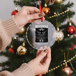 Mothman Crystal Glass Ornament Horror Poster Halloween Harbinger of Doom Cryptid Creature TS10 Print Your Wear