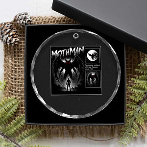 Mothman Crystal Glass Ornament Retro Horror Manga Urban Myth Cryptid Creature TS10 Print Your Wear