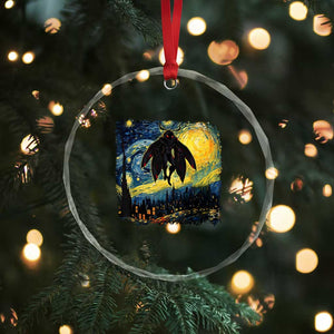 Mothman Crystal Glass Ornament Starry Night Van Gogh Cryptid Lover TS10 Print Your Wear