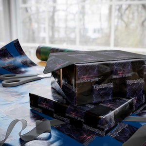 Mothman Wrapping Paper Roll Black Bridge Folk Horror Cryptid Fan TS10 Black Print Your Wear