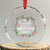 My Favorite Color Is Xmas Lights Crystal Glass Ornament TS09 Transparent Glass 3'' Circle Print Your Wear