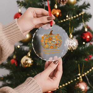 My Favorite Season is the Fall of Fascism Crystal Glass Ornament Social Justice Halloween Activist TS10 Print Your Wear