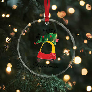 My First Xmas Crystal Glass Ornament Toy Car Xmas Tree TS11 Print Your Wear
