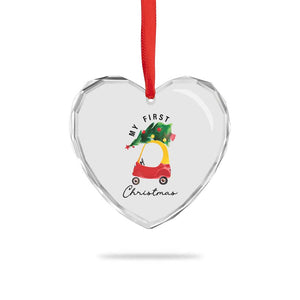 My First Xmas Heart Crystal Glass Ornament Toy Car Xmas Tree TS11 Print Your Wear