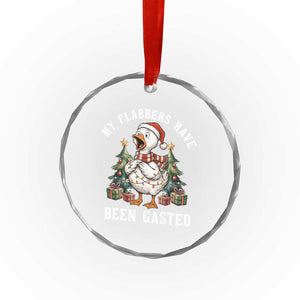 My Flabbers Have Been Gasted Crystal Glass Ornament Funny Goose Christmas TS14 Print Your Wear