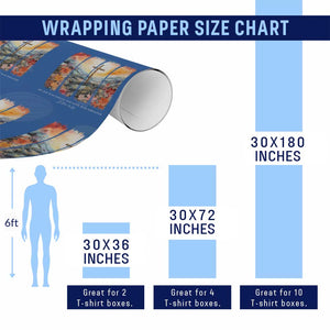 My Sin Was Great His Love Was Greater Wrapping Paper Roll Christian Easter Religious Bible Verse TS11 Print Your Wear