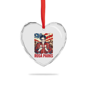 Nah Rosa Parks Heart Crystal Glass Ornament Black History Month Gift TS12 Print Your Wear