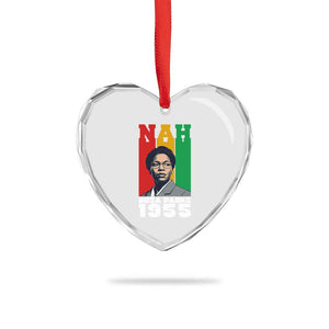 Nah Rosa Parks Quote Heart Crystal Glass Ornament Civil Rights African American TS14 Print Your Wear