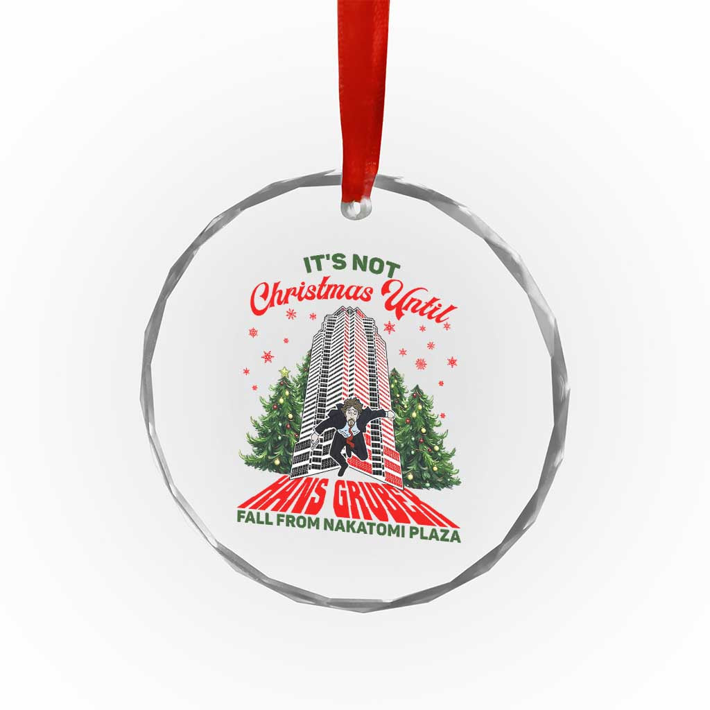 Nakatomi Plaza 1988 Crystal Glass Ornament It's Not Christmas Until Hans Gruber Fall Xmas Party TS02 Print Your Wear