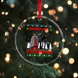 Nakatomi Plaza Christmas Crystal Glass Ornament Funny Naughty Santa Cat Humor TS14 Print Your Wear