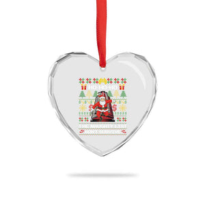 Nakatomi Plaza Christmas Heart Crystal Glass Ornament Funny Santa Gun Cosplay Xmas TS14 Print Your Wear