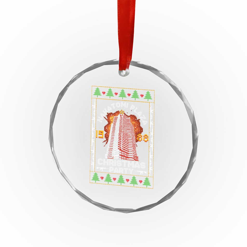 Nakatomi Plaza Christmas Party 1988 Machine Gun Crystal Glass Ornament TS09 Print Your Wear